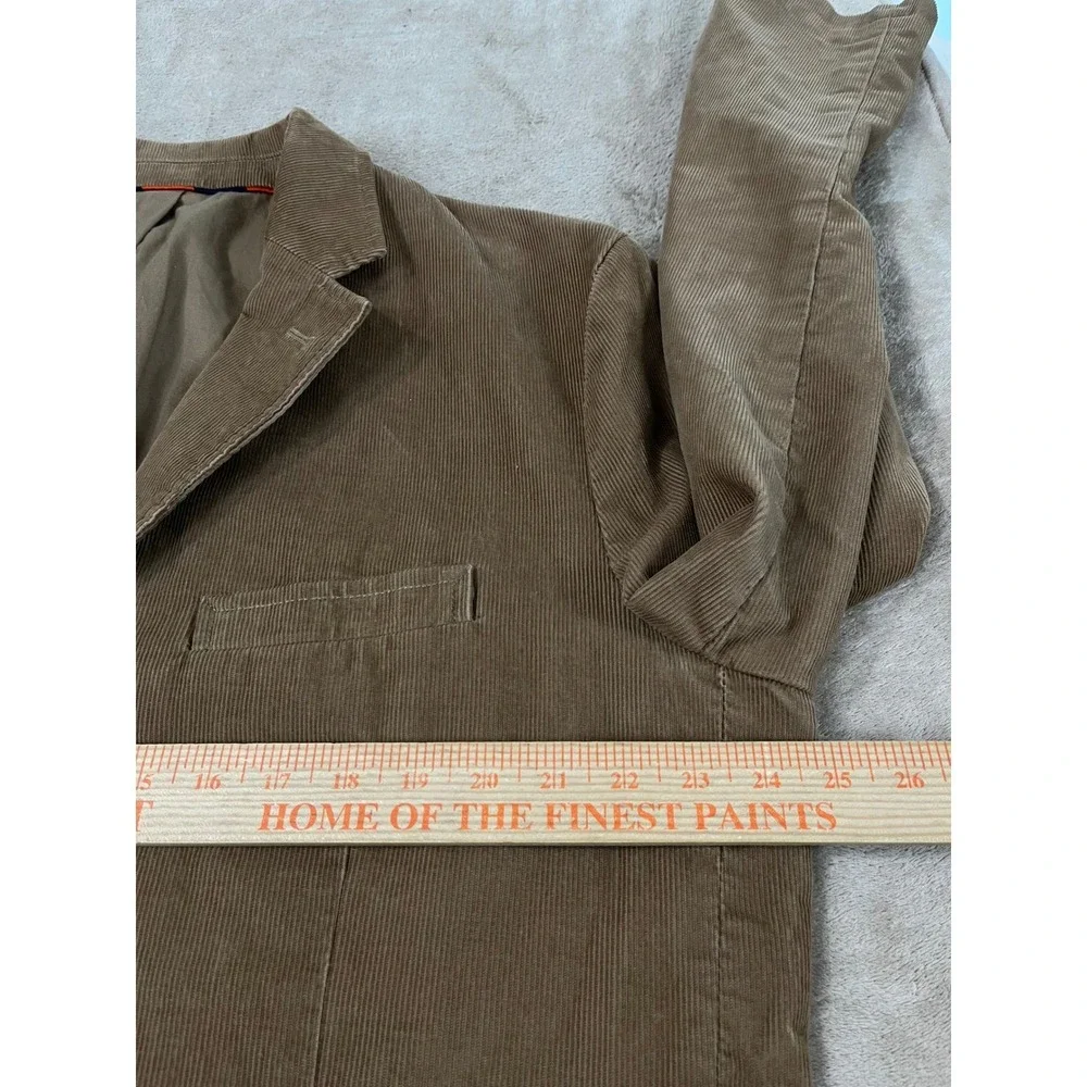 J.Crew Corduroy Blazer Men's size XL Brown 3 Button Sport Coat 71167 FA 05